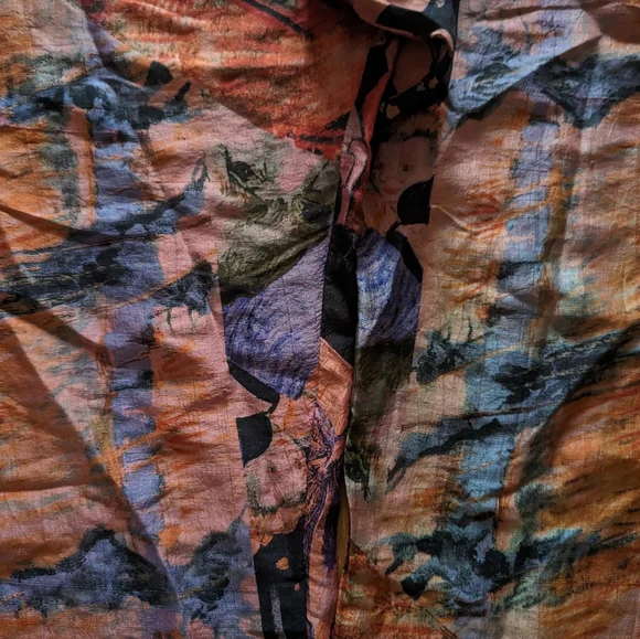 Vintage URU silk pants - Picture 8 of 10